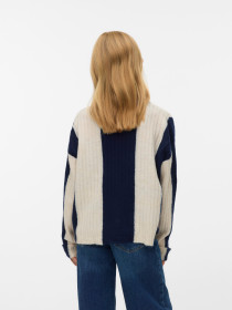 VERO MODA Striktrøje Jojo Navy Blazer 