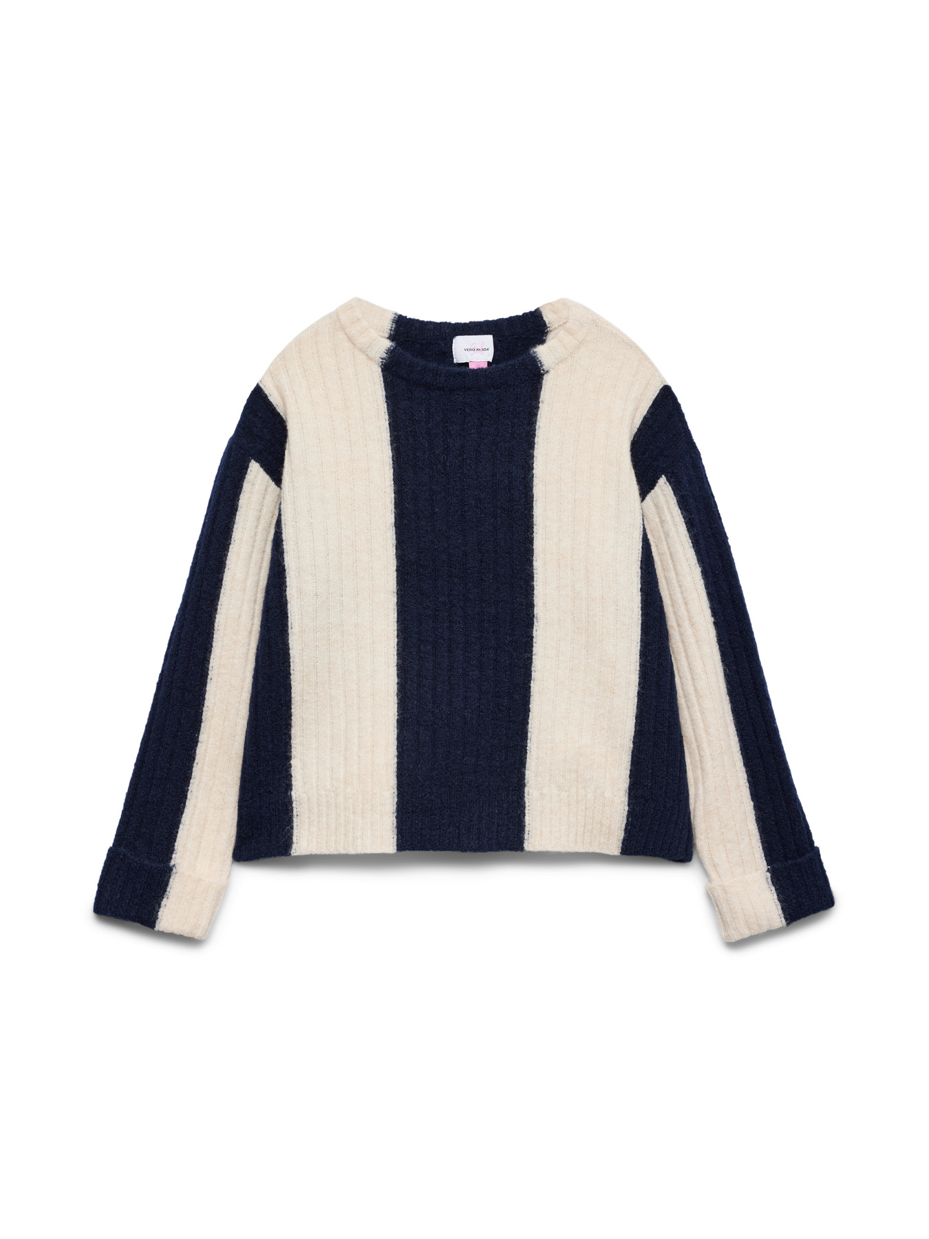 VERO MODA Striktrøje Jojo Navy Blazer