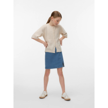 VERO MODA GIRL Denim Nederdele Nelly Medium Blue Denim
