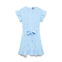 VERO MODA GIRL Kjole Eliza Cashmere Blue