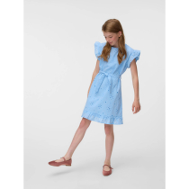 VERO MODA GIRL Kjole Eliza Cashmere Blue