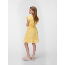 VERO MODA GIRL Kjole Eiza Pale Banana