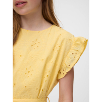 VERO MODA GIRL Kjole Eiza Pale Banana