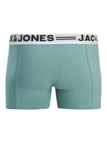 JACK & JONES 3-Pak Boxershorts Sense Mineral Blue