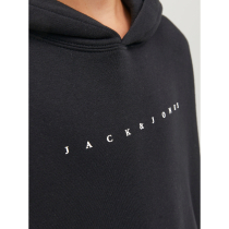 JACK & JONES Sweatshirt Star Black Loose