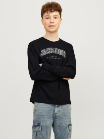 JACK & JONES Langærmet Loose Bluse Ecaleb Black