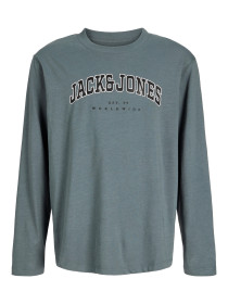 JACK & JONES Bluse Caleb Varsity Stormy Weather