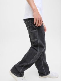 JACK & JONES Baggy Jeans Alex Black Denim