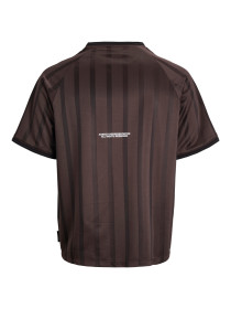 JACK & JONES T-shirt Cover Retro Football Seal Brown