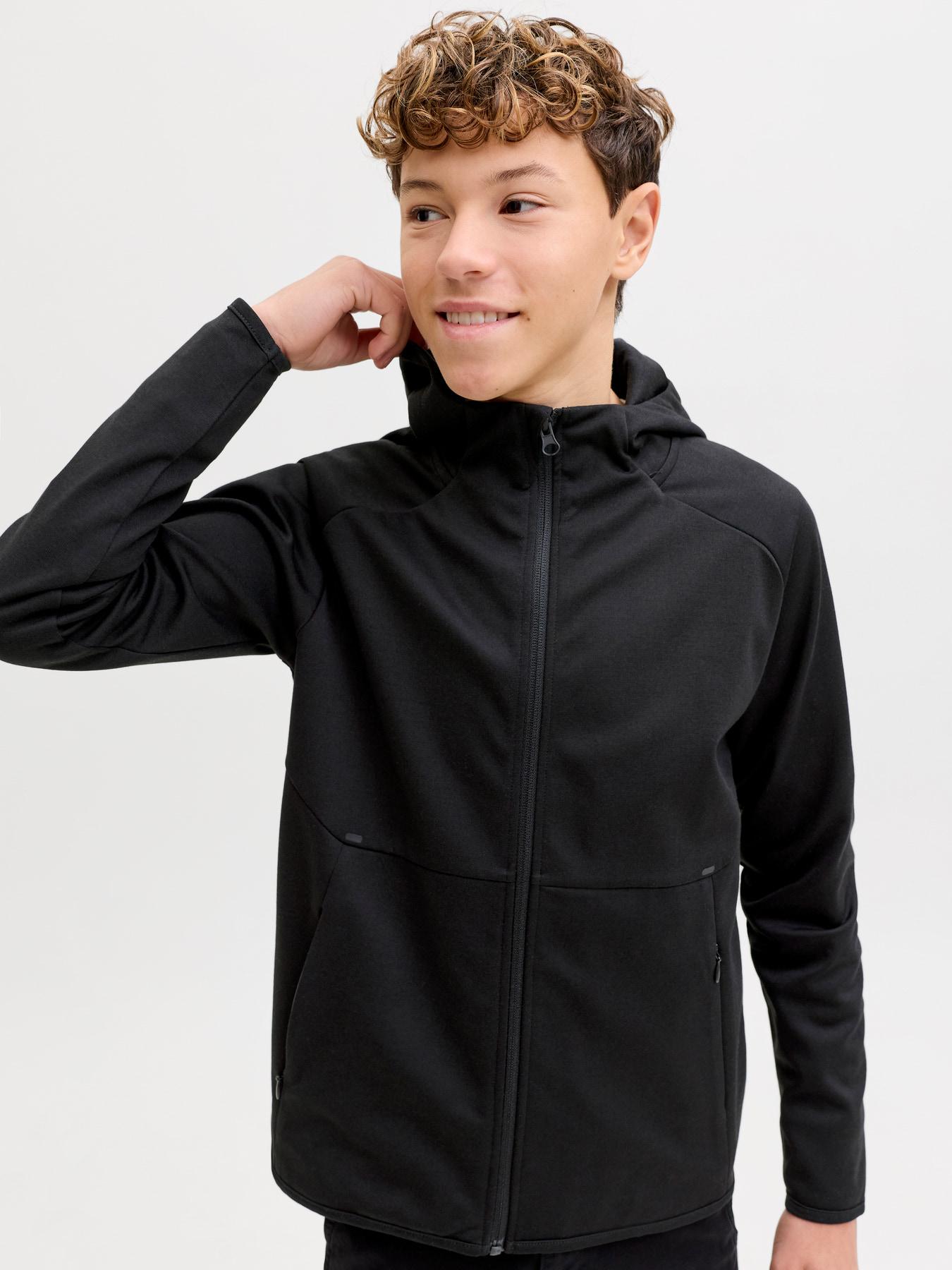 JACK & JONES Sweat Zip Hoodie Base Black