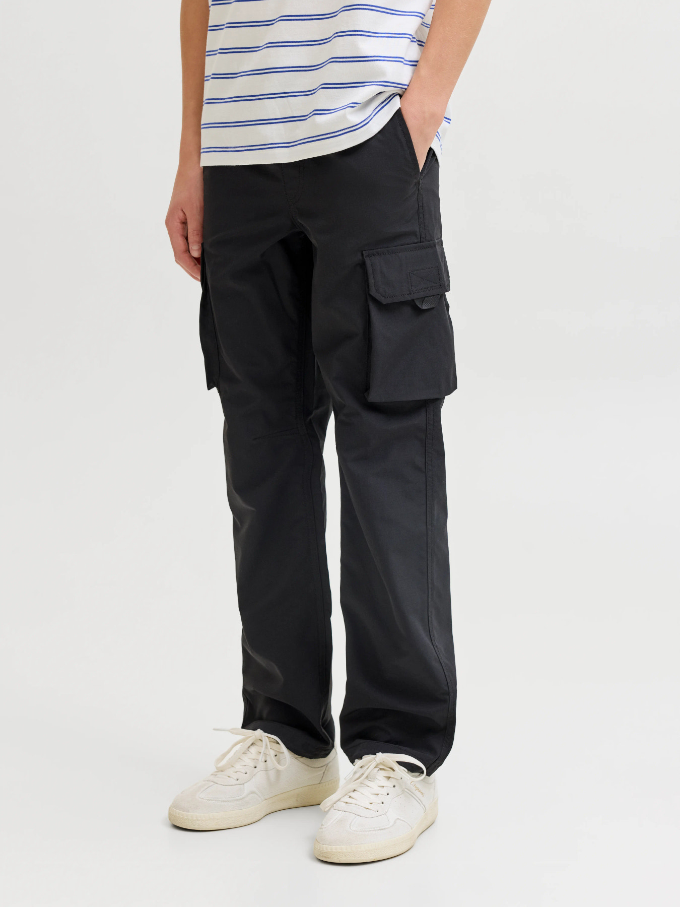 JACK & JONES Cargo Bukser Stkane Ivan Black