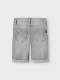 NAME IT Slim Denim Shorts Silas Medium Grey