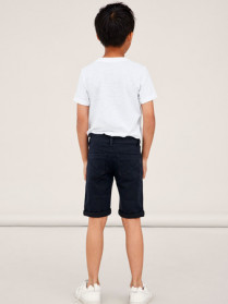 NAME IT Slim Denim Shorts Silas Black Denim