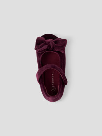 NAME IT Ballerina Sko Riva Burgundy