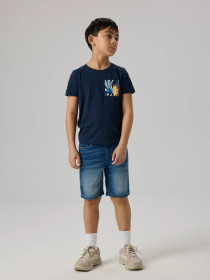 NAME IT Denim Shorts Ryan Jogger Dark Blue Denim