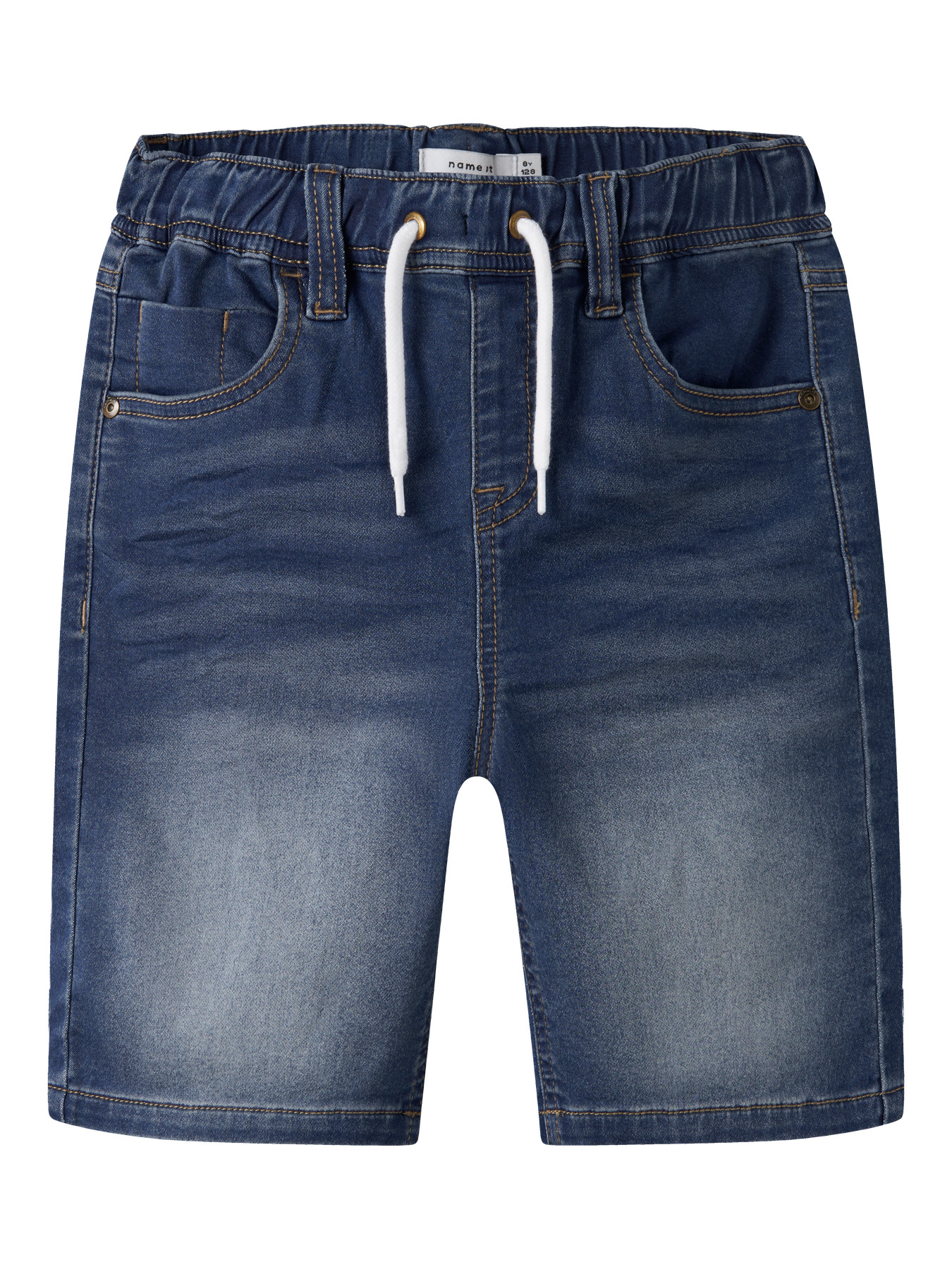 NAME IT Denim Shorts Ryan Jogger Dark Blue Denim billede