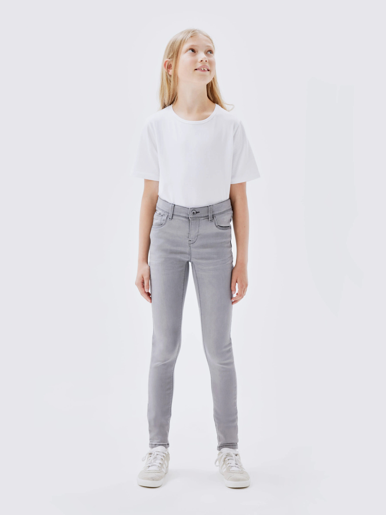 NAME IT Skinny Fit Jeans Tasi Medium Grey Denim