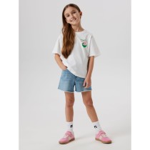 NAME IT Mom Denim Shorts Rose Medium Blue Denim