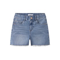 NAME IT Mom Denim Shorts Rose Medium Blue Denim