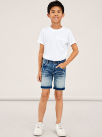 NAME IT Slim Fit Denim Shorts Theo Medium Blue