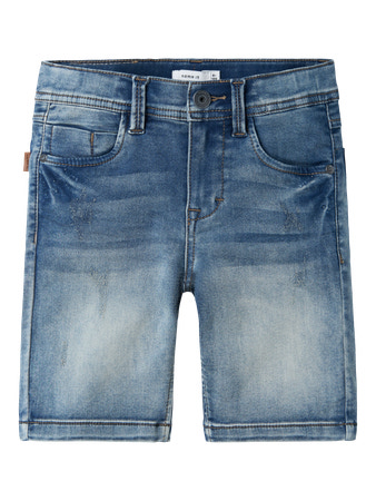 NAME IT Slim Fit Denim Shorts Theo Medium Blue billede