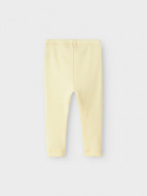 NAME IT Modal Rib Leggings Kab Pastel Yellow