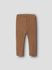 NAME IT Leggings Kab Toasted Coconut Melange