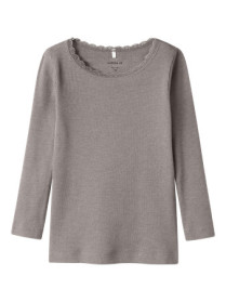 NAME IT Basis Rib Bluse Kab Satellite Melange
