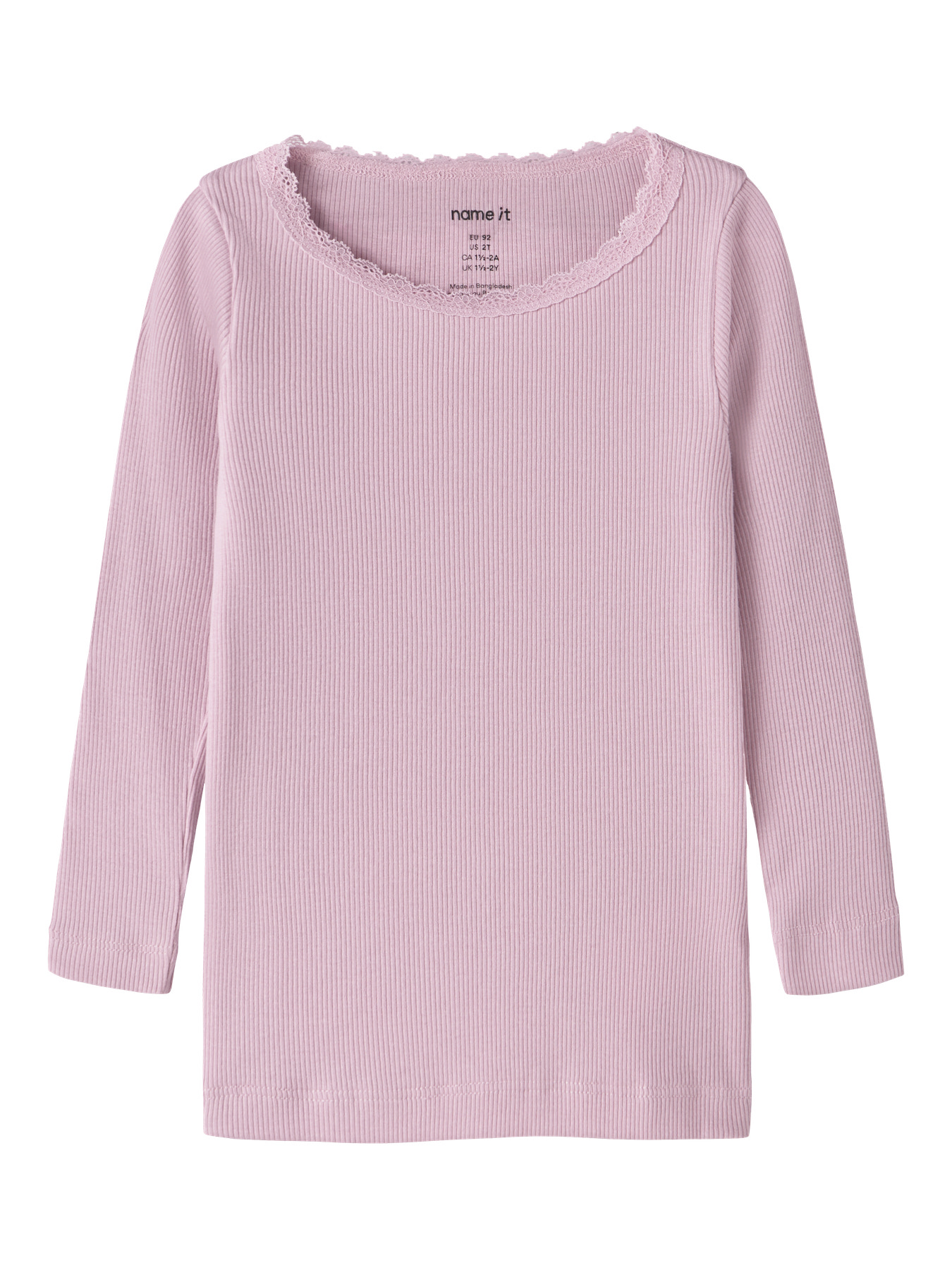 Name It Bluse - Rib - Noos - NmfKab - Fragrant Lilac