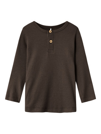 NAME IT Basis Rib Bluse Kab Delicioso Melange