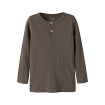 NAME IT Langærmet Bluse Kab Morel