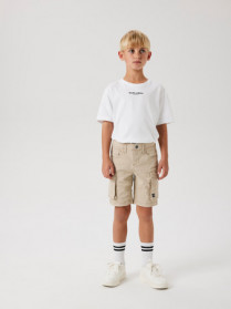 NAME IT Twill Shorts Ryan Oxford Tan