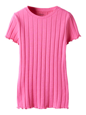 Name It Noralina T-shirt - Carmine Rose