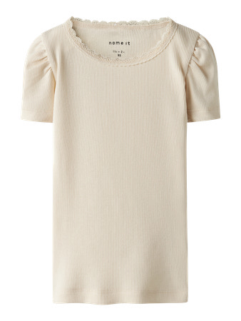 Name It T-shirt - Rib - Noos - NmfKab - Summer Sand