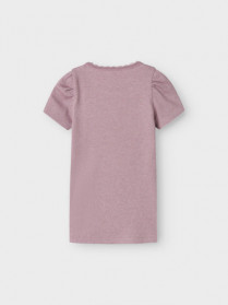 NAME IT Modal T-shirt Kab Elderberry Melange