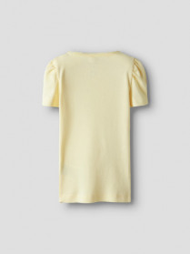 NAME IT Modal T-Shirt Kab Pastel Yellow