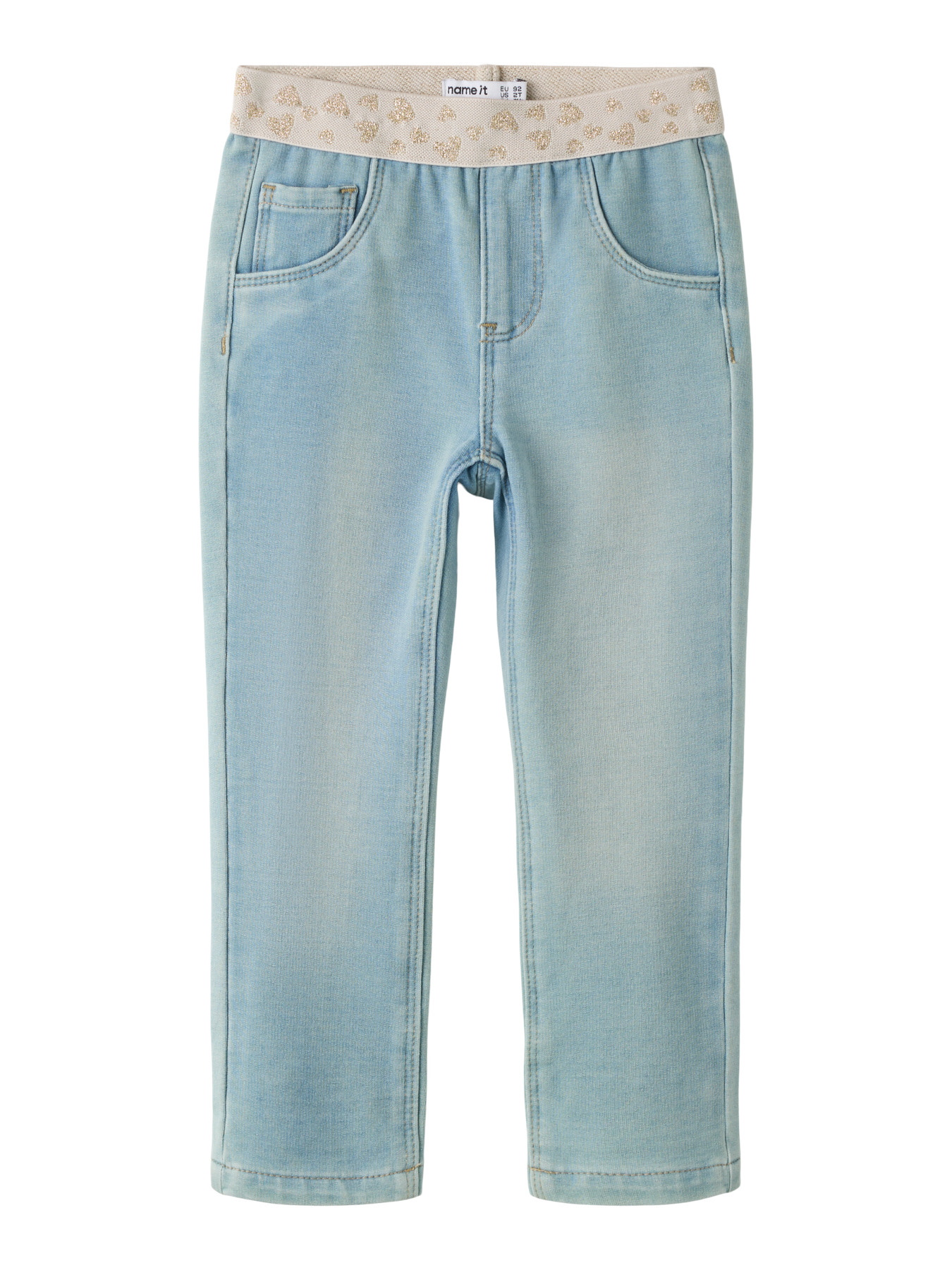 Name It Jeans - Noos - Slim - NmfSalli - Light Blue Denim/Lurex