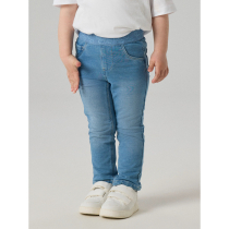 NAME IT Sweat Jeans Salli Medium Blue Denim Heart Tape