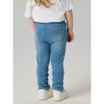 NAME IT Sweat Jeans Salli Medium Blue Denim Heart Tape