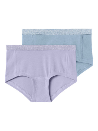 NAME IT 2-Pak Hipsters Purple Heather