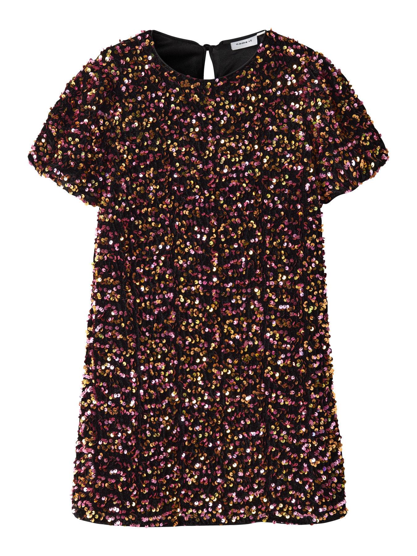 NAME IT Paillet Kjole Runica Gold Colour