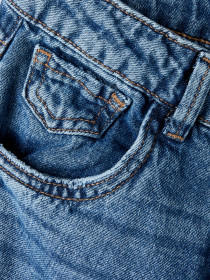 NAME IT High Waist Wide Jeans Rose Dark Blue Denim