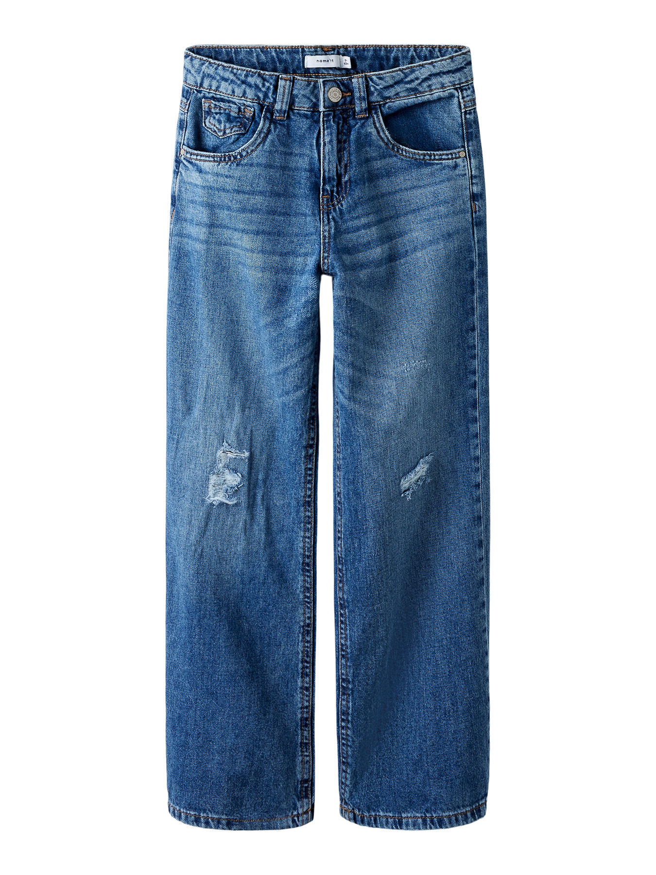 NAME IT High Waist Wide Jeans Rose Dark Blue Denim