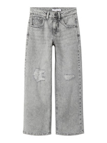 NAME IT Wide Jeans Rose Light Grey Denim