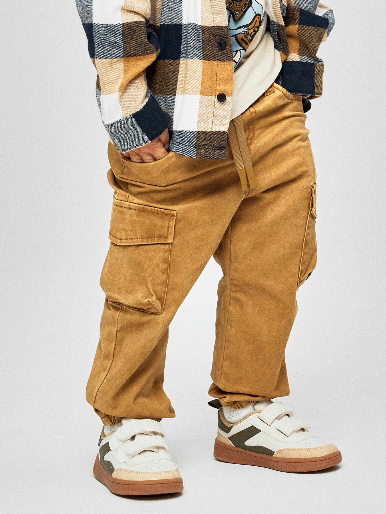 NAME IT Cargo Twill Bukser Ben Dull Gold