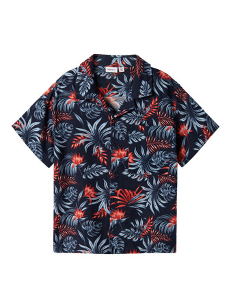 NAME IT Kortærmet Skjorte Ferane Navy Blazer
