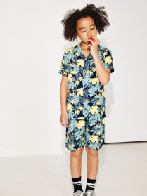 NAME IT Shorts Ferane Dark Sapphire Tropical