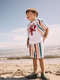 NAME IT Shorts Ferane Bright White Multi