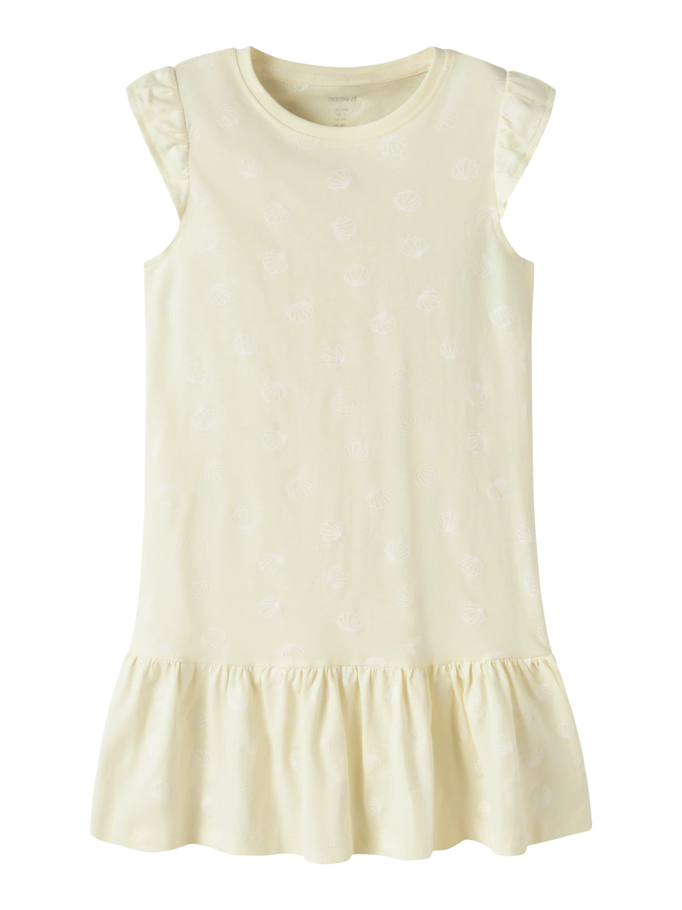 NAME IT Kjole Vida Pear Sorbet Sea Shells