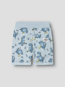 NAME IT Sweat Shorts Vermo Celestial Blue Skate Dino
